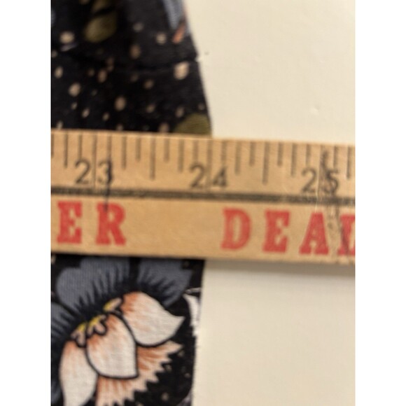 LOFT Dress Women’s Black Floral Fit & Flare Ultra Stretch Long Sleeve Sz 20-22 - Picture 7 of 9